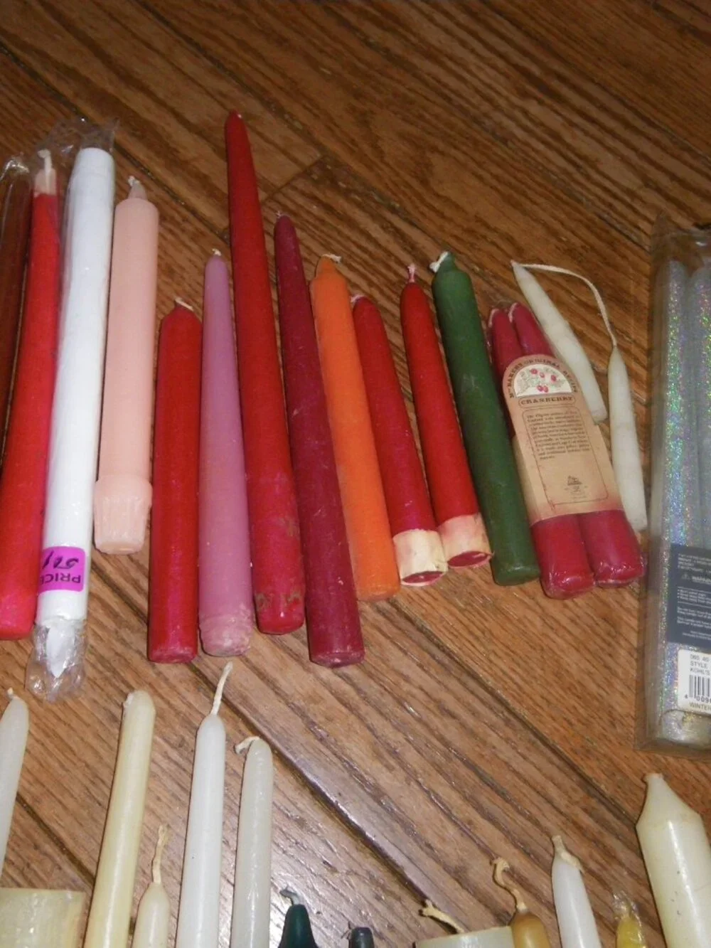 Giant Assorted Candle Stick Lot 78 Candles!